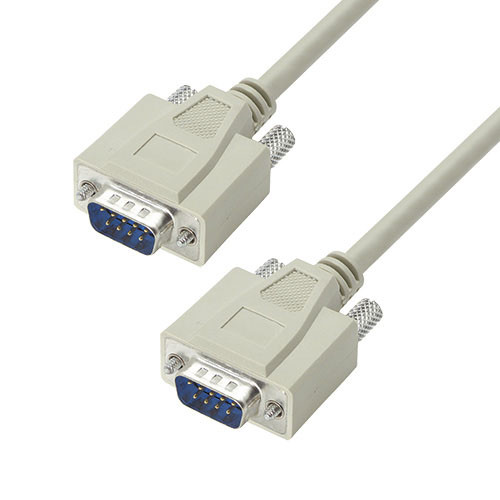 Reversible Hardware Molded D-Sub Cable, DB9 Male / Male, 15.0 ft