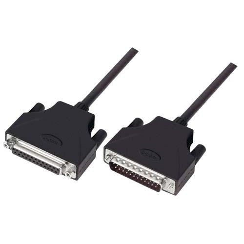 LSZH D-Sub Cable, DB25 Male / DB25 Female, 5.0 ft