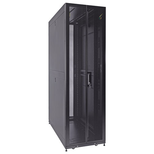 42U Server Rack Cabinet, 1200mm depth, Perf. Front Door and rear french doors, cable mgt. top