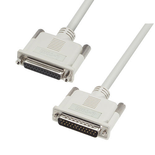 Premium Molded D-Sub Cable, DB25 Male / Female, 15.0 ft