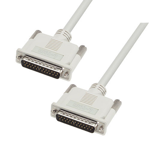 Premium Molded D-Sub Cable, DB25 Male / Male, 10.0 ft