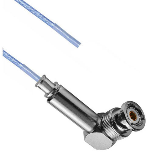 TRB 3-Slot Right Angle Plug with Blunt Cut for 78 Ohm M17/176-00002-LC, 60" Cable