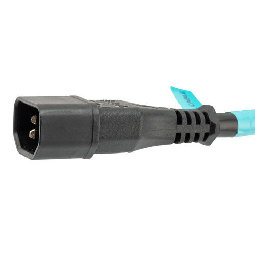 C14 to C13, Antimicrobial Jacket, 15 A, 250 V, 15 FT