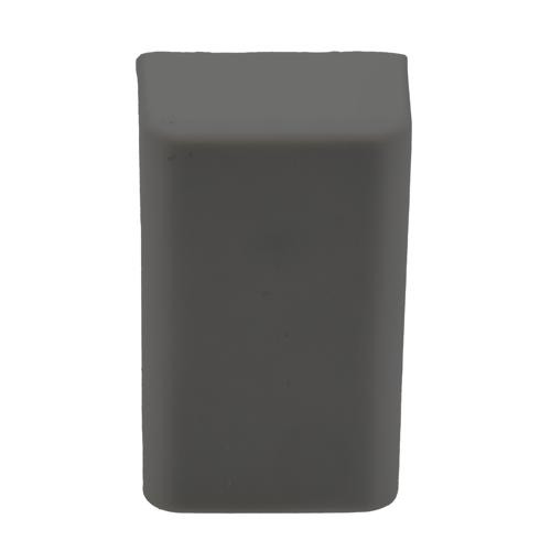 Raceway End Cap, 14x21mm, Gray