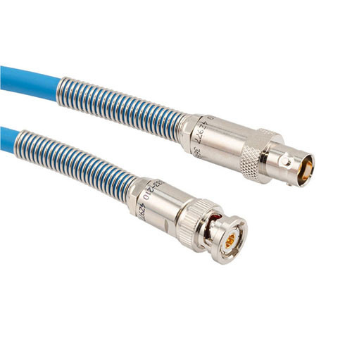 Lead Free LSZH Bend Relief 3-Slot TRB Plug to Bend Relief 3-Lug TRB Jack for 78 Ohm TWCH-78-2-LC, 60" Cable