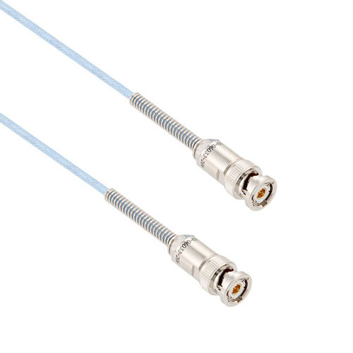 Lead Free Bend Relief 3-Slot TRB Plug to Plug for 78 Ohm M17/176-00002-LC, 12" Cable