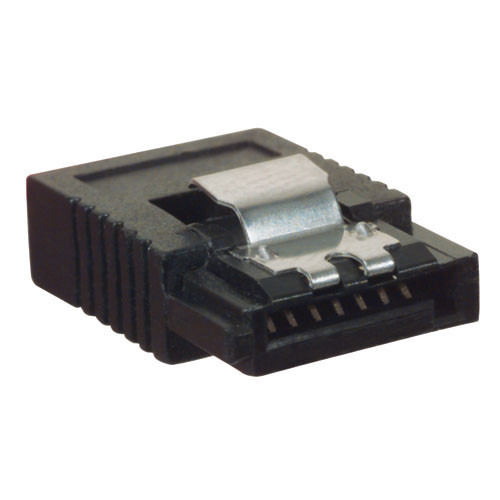 Latching SATA Cable, Straight/Right Angle, 18"