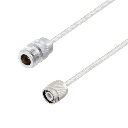 N Female to TNC Male Cable Assembly using LC141TB Coax, 1 FT
