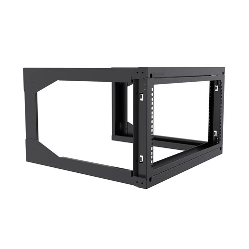 23 inch width, Open Wall Rack 6U with 24" Depth