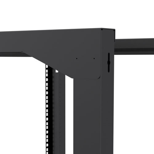 23 inch width, Open Wall Rack 9U with 24" Depth