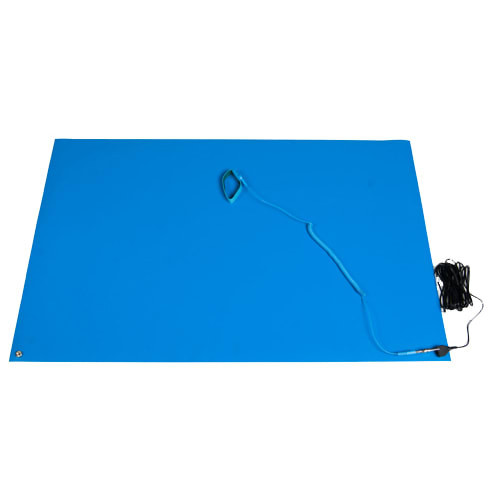 Bertech General Purpose ESD Anti-Static Table Mat Kit, 20 In. x 36 In., Blue (Made in USA)