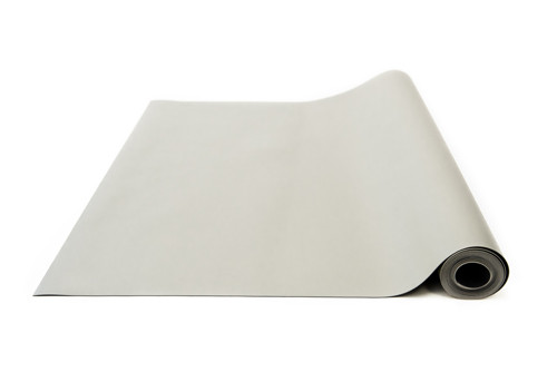 Bertech ESD Anti-Static Soldering Rubber Mat Roll, 3 Ft. x 40 Ft., Gray (Made in USA)