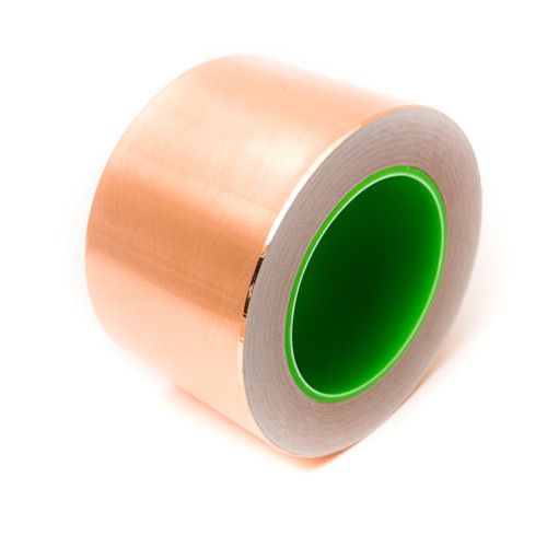 Bertech Copper Conductive Tape, 3 In. x 36 Yards Long, Copper