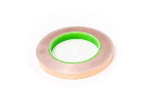 Bertech Copper Conductive Tape, 9/16 In. x 36 Yards Long, Copper