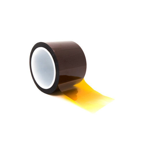 Bertech High-Temperature Kapton® Tape, 2 Mil Thick, 9 In. x 36 Yards Long - UL Recognized, Amber (Made in USA)