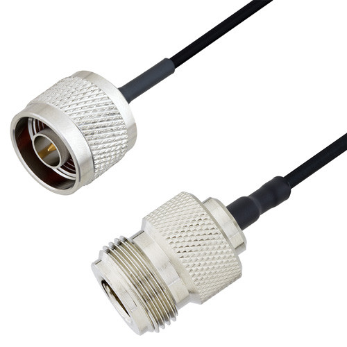 N Male to N Female Cable Assembly using LC085TBJ Coax, 1 FT