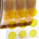 Bertech High-Temperature Polyimide Discs, 1 Mil Thick, 1/2 In. (2000 Discs/Roll), Amber