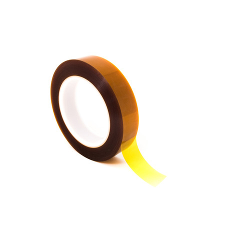 Bertech Double Sided Polyimide Tape, 1 Mil Thick, 1 1/4 In. Wide x 36 Yards Long, Amber