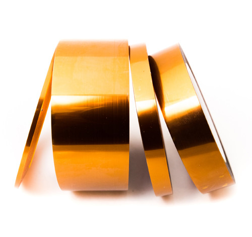 Bertech Double Sided Polyimide Tape, 1 Mil Thick, 7/8 In. Wide x 36 Yards Long, Amber