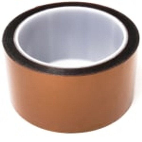 Bertech ESD Anti-Static Polyimide Tape with Liner, 1 Mil Thick, 2 In. Wide x 36 Yards Long, Amber