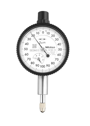 Dial Indicator, 0.002mm, 1mm/(0.2mm per rev) Dial Indicator, 0-100-0, Lug Back, 8mm stem, Series 1