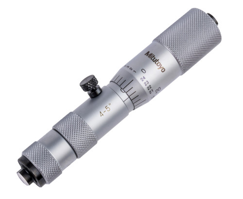 Extension-pipe type Tubular Inside Micrometer, 4-5 inches range, 1 In travel of micrometer head, Micrometer head only extension pipe