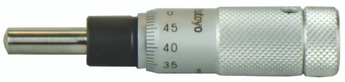 0-13mm, 0.01mm, Mechanical Micrometer Head, 9.5mm Diameter Plain Stem, Spherical (SR4) Spindle Face, Spindle Lock, Zero-Adjust Thimble