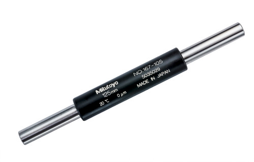 Standard Micrometer, 125mm length, 7.9mm diameter, +/-3.5um accuracy