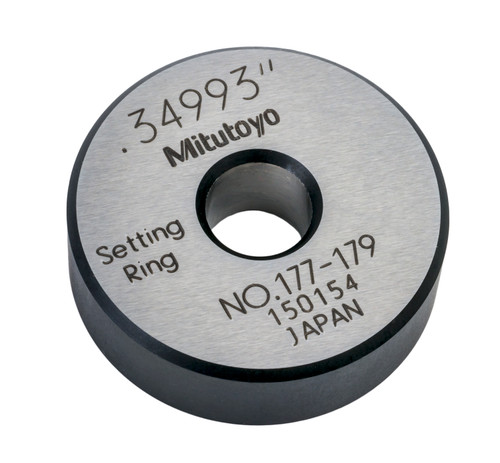 .35 inch diameter setting ring for Borematic absolute digimatic snap bore gage, 6-12mm.275-.5 inch/6.985-12.7mm range
