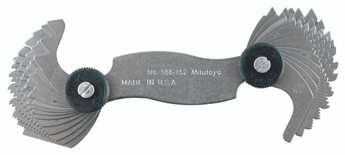 4-56 TPI/0.5-6mm, 60 Degrees, Screw Pitch Gage Set, 28 Leaves (4, 6, 8, 10, 11, 11.5 12, 13, 16, 20, 28, 32, 40, 56 TPI) ( 0.5, 0.75, 1, 1.23, 1.5, 1.75, 2-5 by 0.5, 6mm)