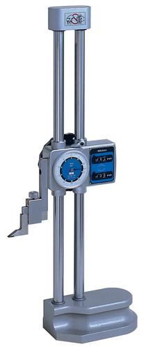 0-12 In, .001 In, Dial Height Gage, With Dual Digit Counters, With Carbide Tipped Scriber