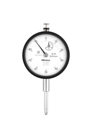 0.01mm, 20mm/(1mm per rev) Dial Indicator, 0-100, Lug Back, 8mm stem, Series 2