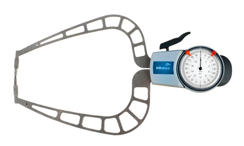Dial Caliper Gage, 0-2.0 in range, .001 In graduation, +/-0.02 In accuracy