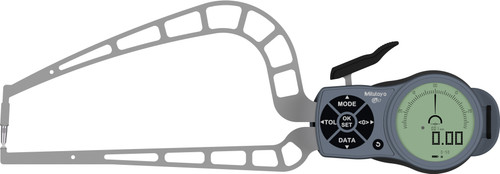 Digimatic Caliper Gage, external tube thickness measurement, 0-1.97 In/0-30mm range, .001 In/0.02mm resolution, .0024 In/0.06mm accuracy