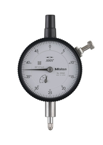 .0005 In, .125 In/(.05 In per rev), Dial Indicator, 0-50, Lug Back, 3/8 In stem, Series 2