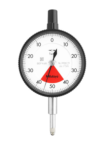 0.001mm, 0.08mm/0.1mm, Dial Indicator, 40-0-40, Lug Back, 8mm stem, Series 2, One Rev, Shockproof, Dustproof, Jeweled