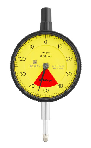 0.01mm,  0.8mm/1mm Dial Indicator, 40-0-40, Lug Back, Series 2, 8mm stem, One Rev, Shockproof, Dustproof
