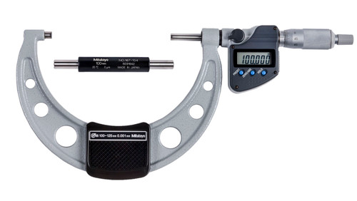 Coolant Proof Micrometer , 100-125MM, 0.001MM, IP65