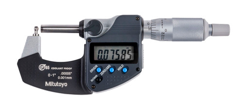 MICROMETER, TUBE, TYPE B, 0-1 In, .00005 In/0.001MM, IP65
