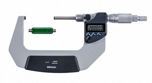 MICROMETER, NON-ROTATING, 2-3 In, .00005 In/0.001MM