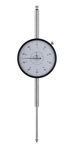 .001 In,  3 In/(.1 In per rev) Dial Indicator, 0-100, Lug Back, Series 4, Shockproof, Jeweled