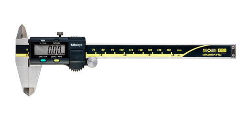 0-6 In/150mm, .0005 In/0.01mm ABSOLUTE AOS Digimatic Caliper, With SPC Data Output, .075 In Round Depth Bar