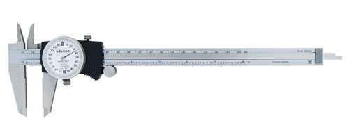 0-8 In, .001 In Dial Caliper, .2 In/Revolution, White Face