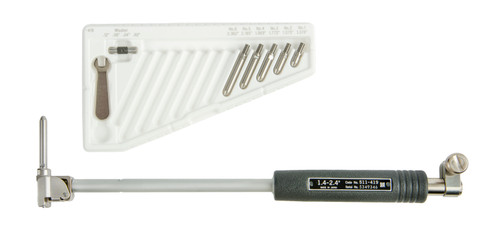 BORE GAGE, BLIND-HOLE, 1.4-2.4 In, NO INDICATOR
