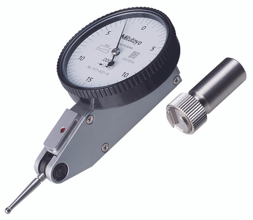 .0005 In, .03 In, Dial Test Indicator, Basic Set, 0-15-0, 3/8 In Stem, .079 In Contact Point, 19.9mm Length, Anti-Magnet, Jeweled Bearing