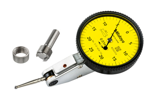 DIAL TI, STANDARD, 0.5 MM, 0.01MM GRAD, YELLOW DIAL, 513-424-10H