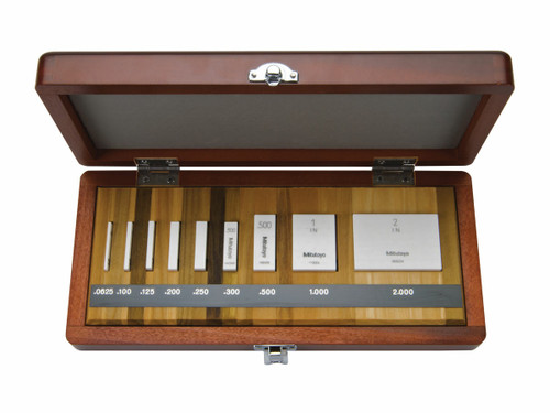 Micrometer Inspection Gage Block Sets, Steel, Grade AS-1, includes 1.00,1.25,1.50,,2,3,5,10,15,20,25mm