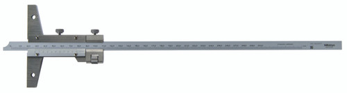 0-300mm, 0.02mm Vernier Depth Gage, With Fine Adjustment
