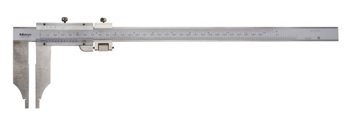 0(10)-300mm/0(.3 In)-12 In long-jaw vernier caliper, +/- 0.07mm accuracy, 0.05mm-1/128 In graduation, 460g with metric/inch dual scale
