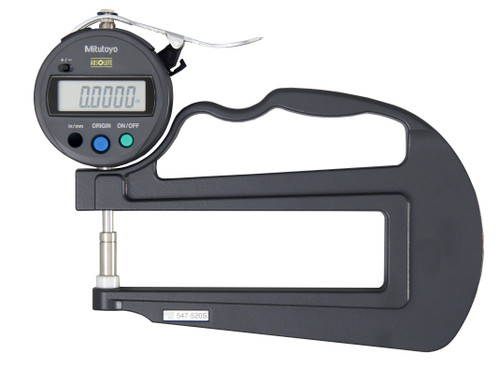 0-.47 In/0-12mm, .0005 In/0.01mm ID-S Digimatic ABSOLUTE Thickness Gage, Deep Throat